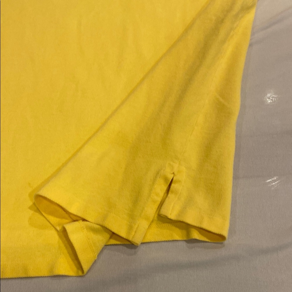 Polo Ralph Lauren Classic-Fit Cotton Polo Shirt Yellow Polo Shirt - Picture 14 of 14